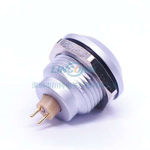 推拉自锁连接器设计ZGG 0K 2-9芯内(后)锁插座 PCB