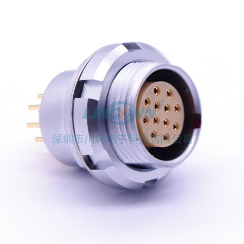 推拉自锁连接器ZEG 2B 2-32芯外(前)锁插座 PCB