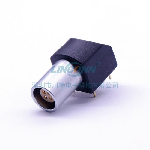 推拉式自锁连接器ZPG 0B 2-9芯弯角式PCB插座/板端