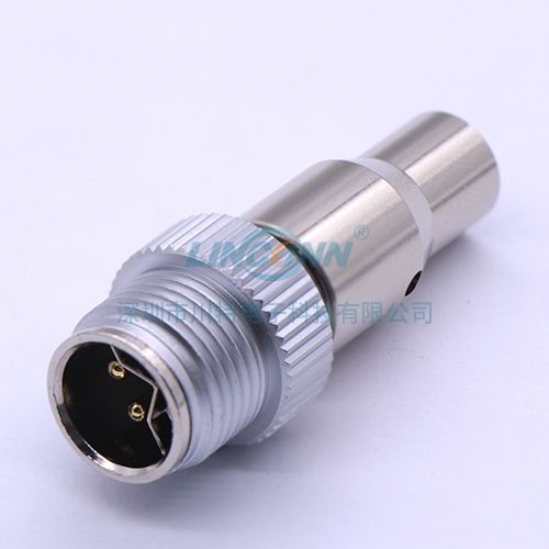 工业插头连接器M12 Y-code包胶式公头