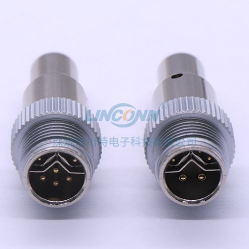 工业插头连接器M12 Y-code包胶式公头 2