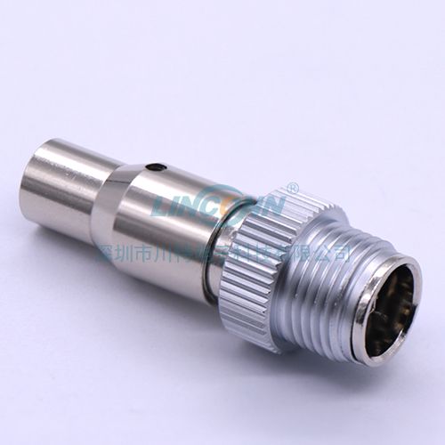 工业插头连接器M12 Y-code包胶式公头 4