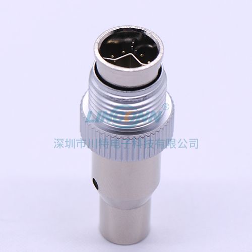 工业插头连接器M12 Y-code包胶式公头 3