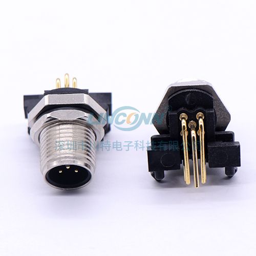 M12H4公座,弯针,PCB