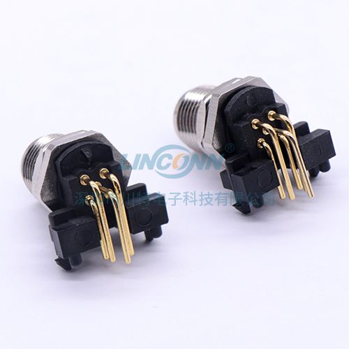 M12H4公座,弯针,PCB 1