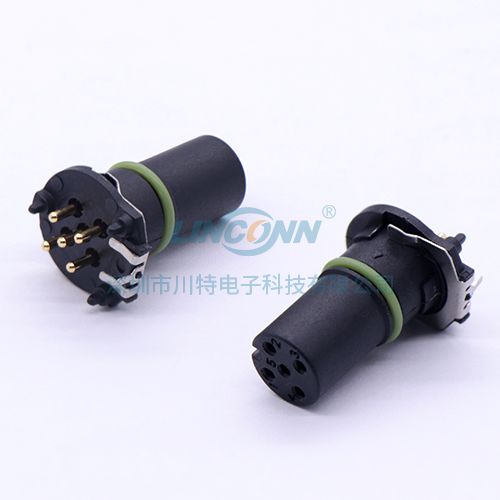 M12HE9母座180度SMD