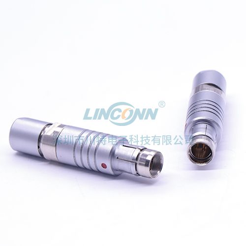 自锁工业连接器S4 0F 1-9芯公插头 焊线式
