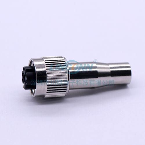 M12以太网连接器M12x-code 包胶式母头 2