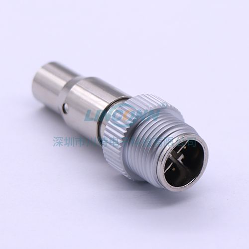 以太网交换机连接器M12x-code 包胶式公头