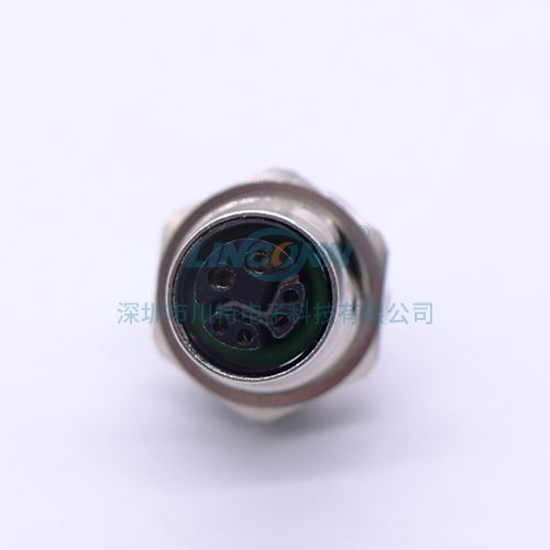 连接器插座M12 Y-code外(前)锁母座 PCB 3