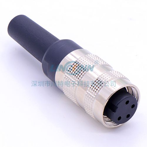 m16圆形连接器M16G1焊接装配式直头，3-19芯母头，车针