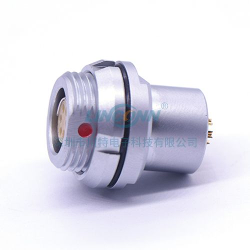 精密自锁连接器G8 1F前锁2-16芯母插座针 焊线式 1